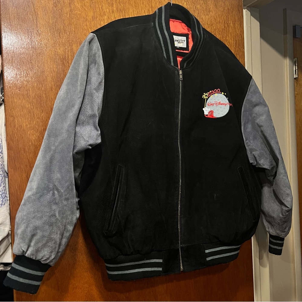 VINTAGE WALT DISNEY WORLD MICKEY MOUSE Bomber Jacket 2XL - Picture 2 of 7
